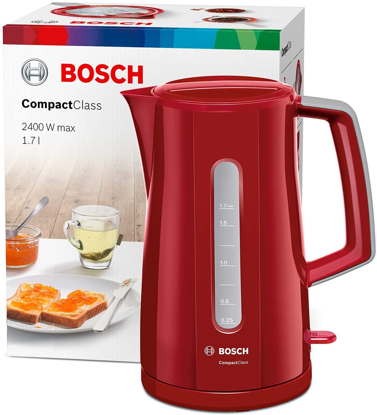 Bosch Bouilloire Rouge TWK3A014