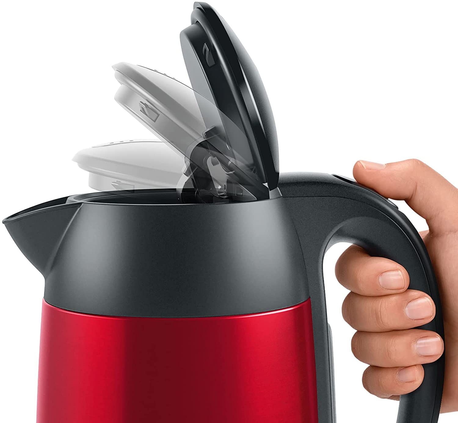 Bosch Bouilloire Gris/Rouge TWK3P424
