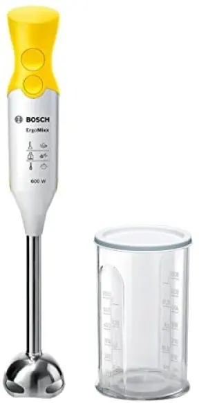 Bosch Mixeur-Plongeur Blanc/Jaune-MSM66110Y