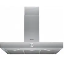 Whirlpool  Hotte décorative  Inox WHBS 93 FLKX