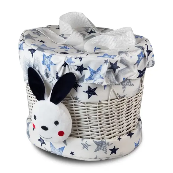 Panier de rangement bébé et enfants-Blanc