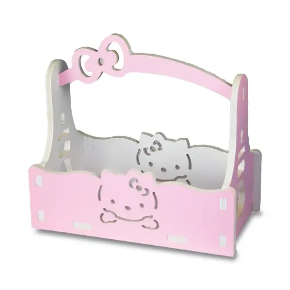 Caisse de rangement pour produit bébé-Rose