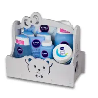 Caisse de rangement pour produit bébé-Bleu