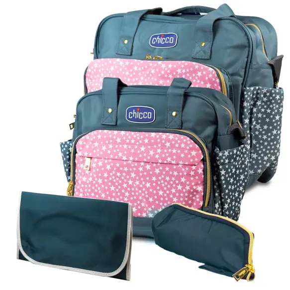 Chicco Sac à langer 4 pièces-Rose