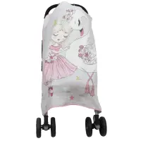 SEVIBEBE Housse de poussette en mousseline
