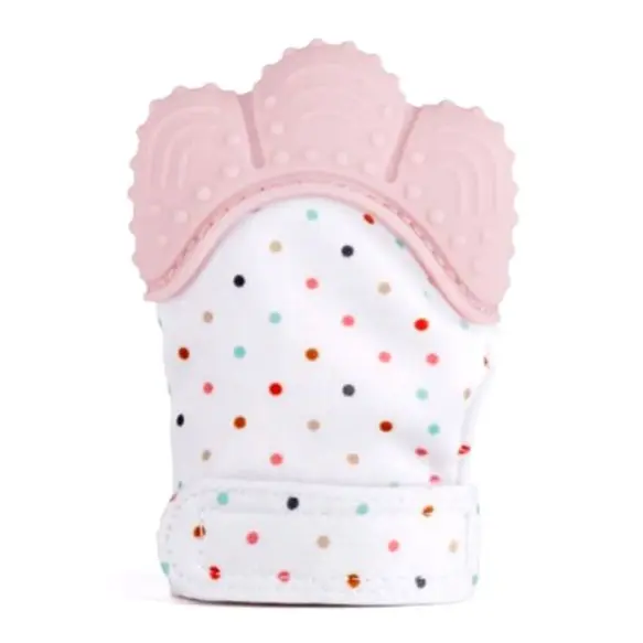 BABYJEM Gant de dentition en silicone