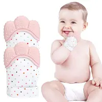 BABYJEM Gant de dentition en silicone