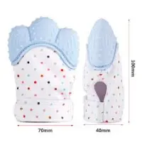 BABYJEM Gant de dentition en silicone