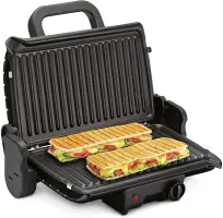 Tefal Minute Grill GC205012 Noir/Argent