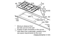 BOSCH Plaque de cuisson 90 cm Série 6  PCR9A5B90