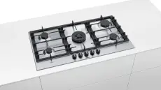 BOSCH Plaque de cuisson 90 cm INOX PCR9A5B90M