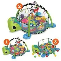 Tapis de jeu 3 en 1- thème des animaux- Tortue