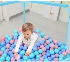 Parc pour bébé en bleu+ 6 mois