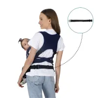Sevibebe Élingue Bébé avec ceinture - Noir, Gris, Vert