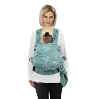 Sevibebe Élingue Bébé avec ceinture - Noir, Gris, Vert