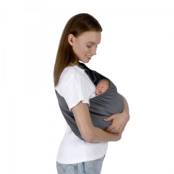 Sevibebe Porte-bébé épaule Bleu Vert Gris