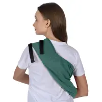 Sevibebe Porte-bébé épaule Bleu Vert Gris