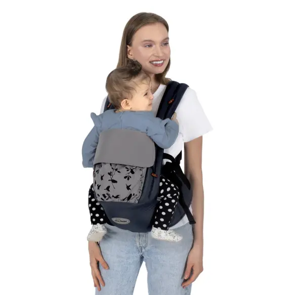 Sevibebe Porte-bébé de luxe avec siège de hanche 15 kg max