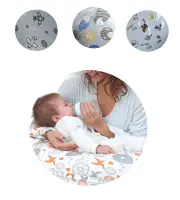 Bebekevi Oreiller d'allaitement et positionneur de bébé