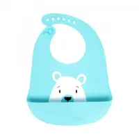 Sevibebe Bavoir en silicone pour bébé