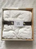 Couverture pour bébé motif étoile Blanc