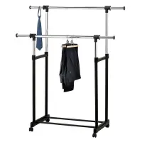 Penderie double tringle en Inox TM-0072