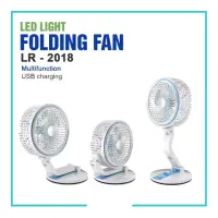 Ventilateur portable avec Lampe LED LR-2018