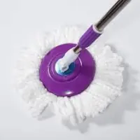 Seau essoreur et balais microfibre  Violet