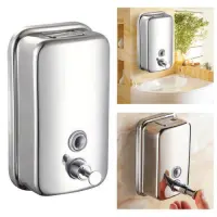 Distributeur de savon liquide  800 ml Inox