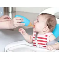 Biberon cuillère &nbsp;en silicone pour bébés&nbsp;Vert