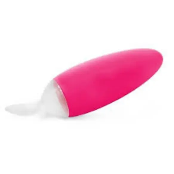 Biberon cuillère &nbsp;en silicone pour bébés&nbsp;Rose