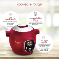 Moulinex cookeo multicuiseur intelligent 6L rouge