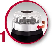 Moulinex Moulin à Café Ar110830 Noir (pièce)