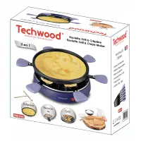 Techwood Raclette 6 poêlons  Grill