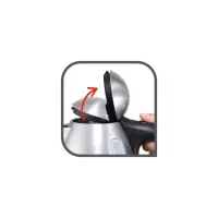 Tefal Bouilloire Express 1.7L Inox Noir KI110F10