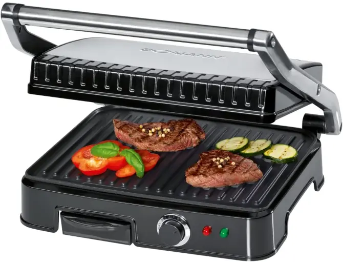 Bomann panineuse contac 2000 W Grill de contact KG 2242 CB