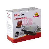 KitChef Grille panineuse 4en1 2000 wat KT-405 rouge