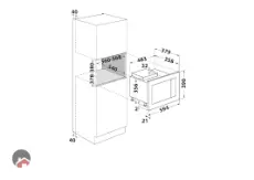 Whirlpool micro onde encastrable 25 Litres WMF250G