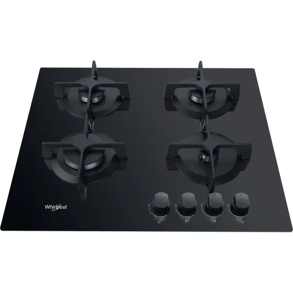 Whirlpool  table de cuisson gaz  4 foyers GOB616NB