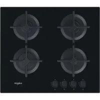 Whirlpool  table de cuisson gaz  4 foyers GOB616NB