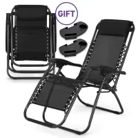 Chaise Zero Gravity Rigoros Ensemble de 4 Pièces