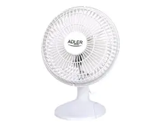 Adler AD 7317 Ventilateur 15 cm avec clip et socle