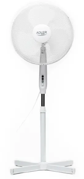 Adler  Ventilateur  Incliné 40 Cm 3 Vitesses 90w  Ad 7305
