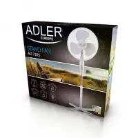 Adler  Ventilateur  Incliné 40 Cm 3 Vitesses 90w  Ad 7305