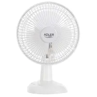 Adler Ad 7301 Ventilateur De Bureau 15 Cm 2 Vitesses 30w