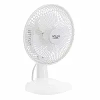 Adler Ad 7301 Ventilateur De Bureau 15 Cm 2 Vitesses 30w