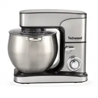 Techwood  Tro-1226- Robot Pétrin 12L  2000W 7kg  Inox