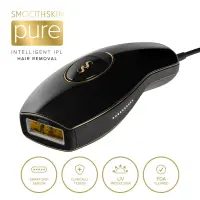 SmoothSkin Pure Black Épilateur ipl  Flash illimités