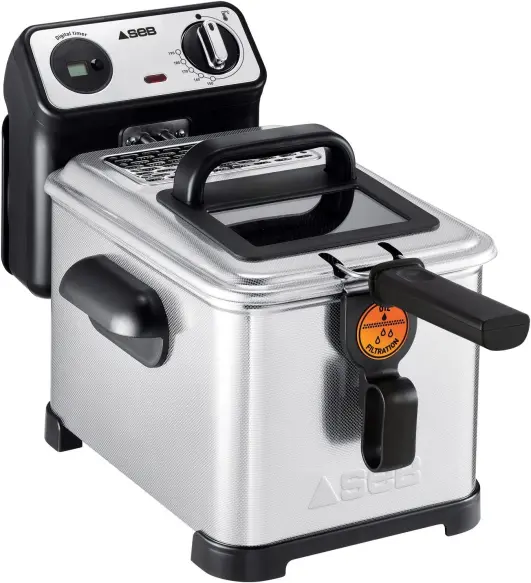 SEB friteuse à l'huil filtra pro inox  FR518100