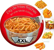 Moulinex friteuse carambar  Xxl Mega  2Kg Am480870